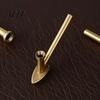 Car Bumper Repair Tool Triangular Copper Soldering Tip for Plastic Welding, Flat Iron Replacement Heat Efficient with Hole, Smoothing Repair,