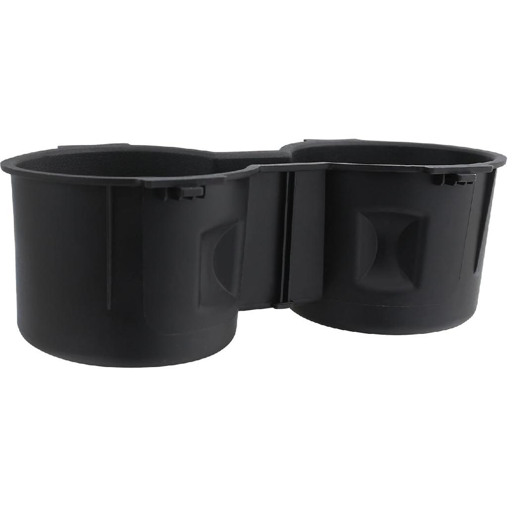 TQPONLY Front Seat Dual Cup Holder Rubber Ert Fitment 2016- Ford F150 F250 F350 F450 F550 Super Duty Truck Accessories