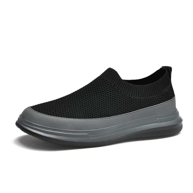 Prodyšné pánské tenisky Stylové pánské lehké boty pro volný čas Vysoce kvalitní pánské slip-on boty Outdoor Pánské Pohodlné ploché