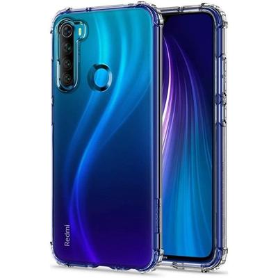 Protective Case - E.F.CONNECTION - Redmi Note 8 - Flexible - Shockproof - Transparent