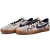Nike Heritage Thermal, Slip Resistant, And Abrasion Resistant Coverage Low Top Skateboard Shoes Unisex Beige Blue Black CD5010-102(TeamF-)