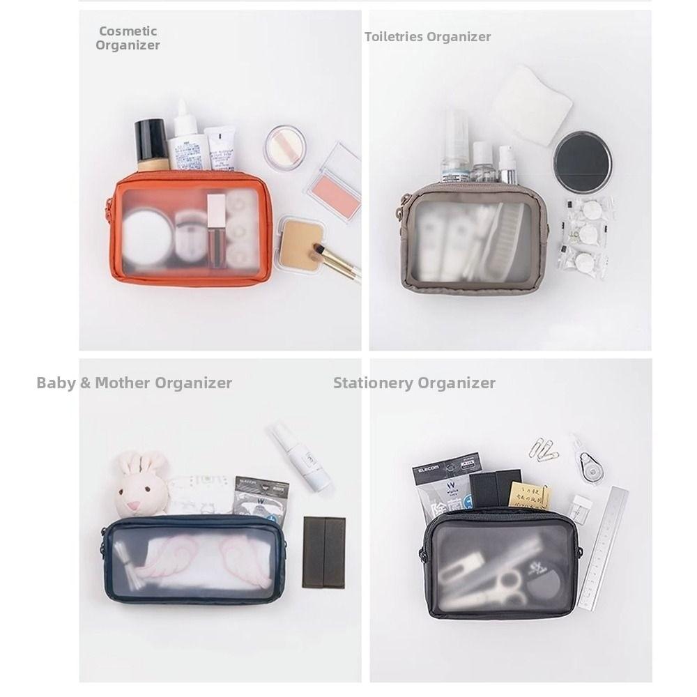 Waterproof Charger Cable Organizer 1/2/3 Compartment Digital Accessories Case Cosmetic Storage
