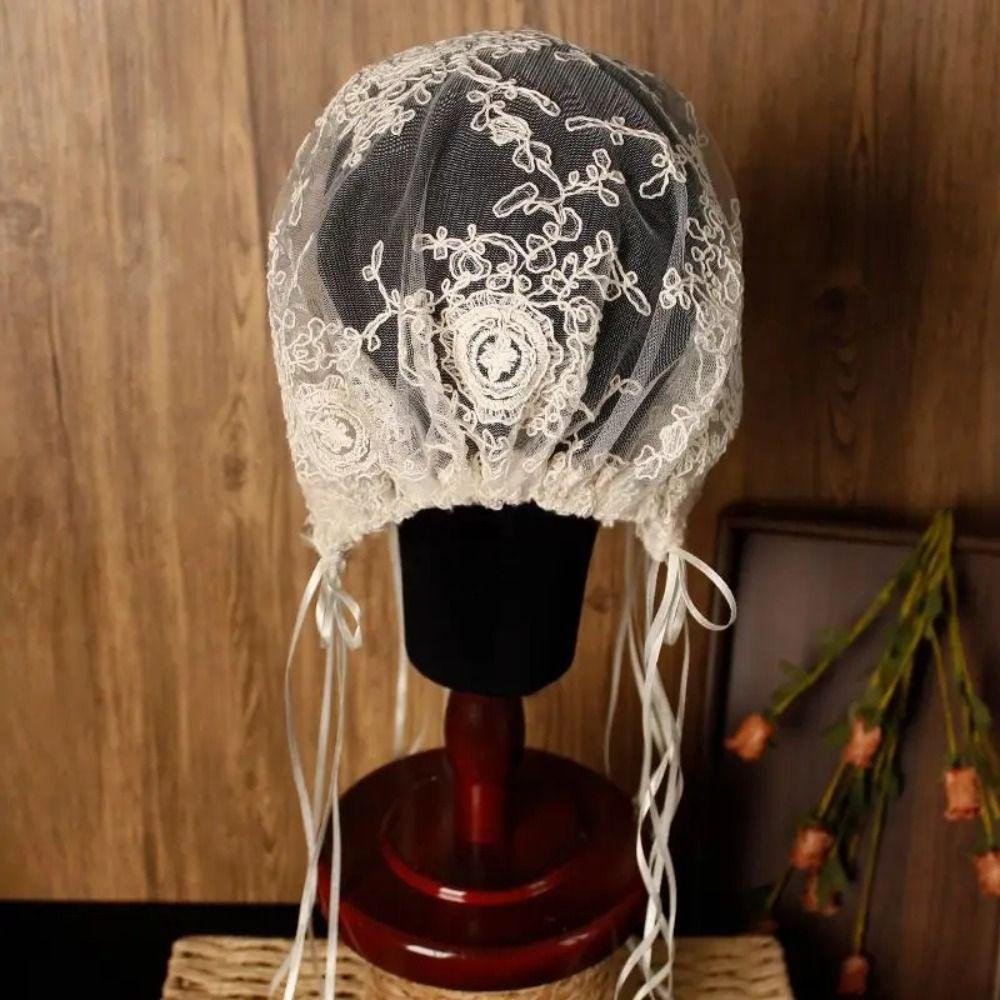 Vintage Bridal Headband French Lace Bridal Headpiece Elegant Bridal Veil  Bridal Event