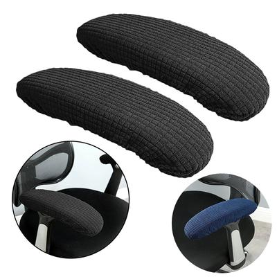 1 Pair Chair Armrest Cover Slipcover Office Chair Arm Covers Dustproof Stretchable Armrest Seat Cushion Protector