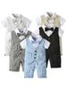 European & American Kids' Summer Two-Piece Vest Set – Boys' Short-Sleeved Outfit