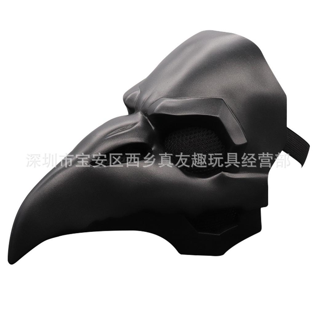 PVC Halloween snavelmasker, punk steampunk Europese Zwarte Dood arts pestmasker, populair item