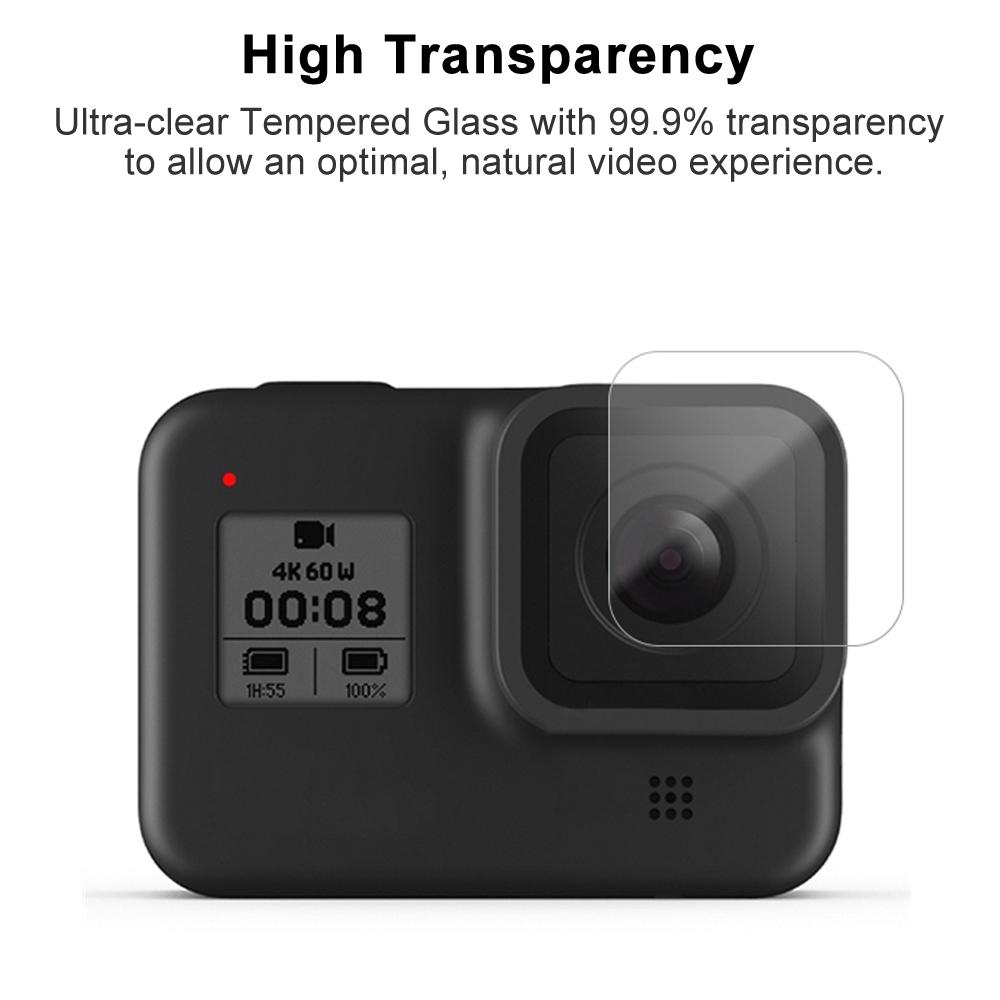 Ochranné tvrzené sklo pro GoPro Hero 8 Černá Ochranná fólie na objektiv pro Gopro8 Go pro 8 Příslušenství fotoaparátu