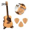 Personalized Music Gift Guitar Pick Holder with Stand, Wooden Plectrum Display Small Ornament Miniature Shape, Organizer for Lovers Case