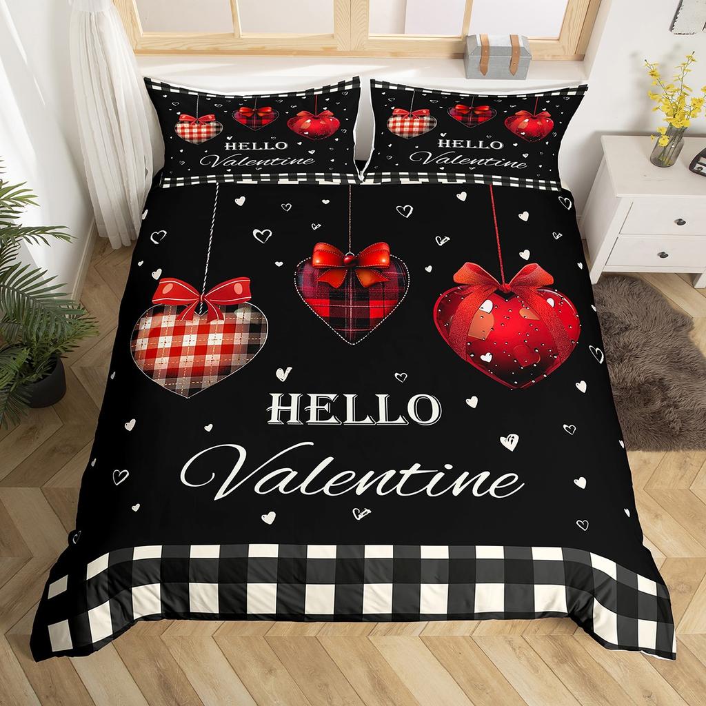 Comforter Homewish Red Dots Christmas Tree Princess Pink Cartoon Bedding Sethappy New Year Bed Set