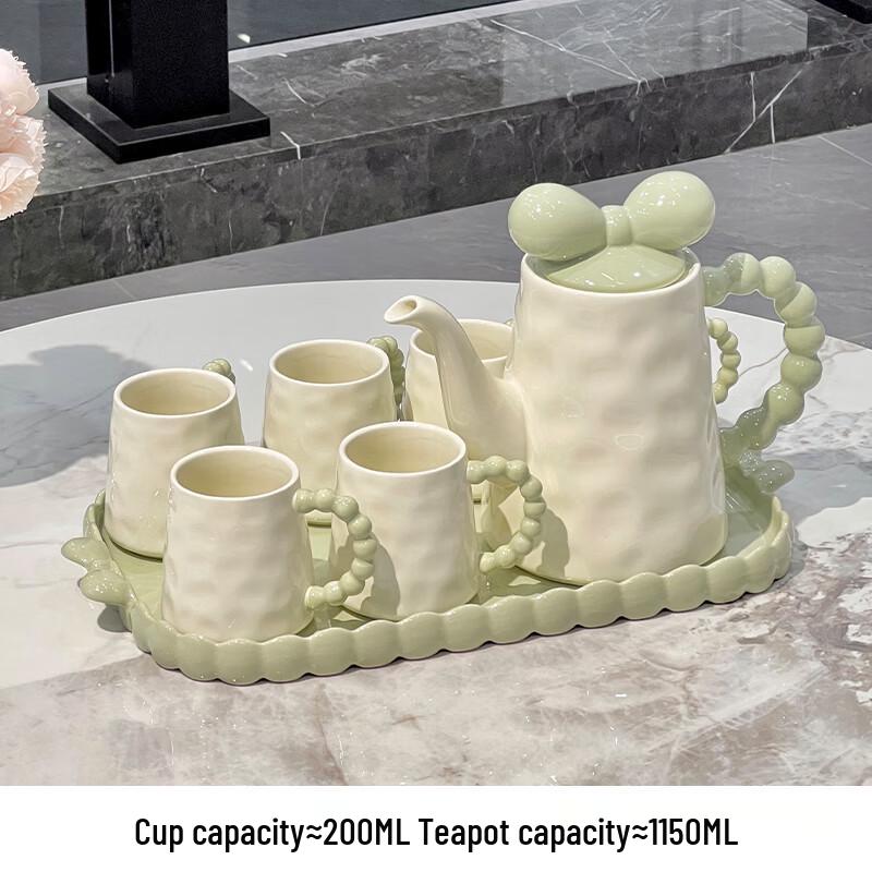 Naijiang Cream Style Ceramic Drinkware Set