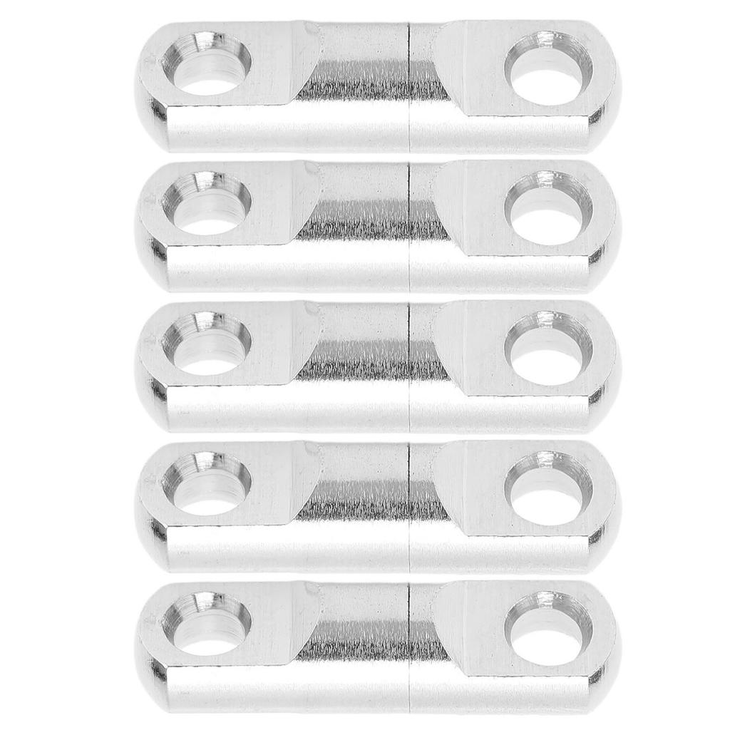 5 StückSet Edelstahl Säulentyp 360 Grad Drehlager Wirbel Angelwirbel Hakenverbinder 7#