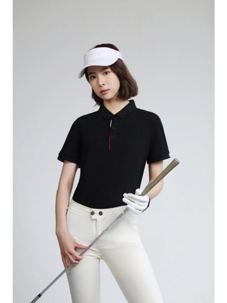 Tricou Culoare Solidă Vară Bărbați și Femei Guler Mânecă Scurtă YG-188