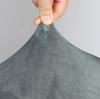 Scandinavian Chair Cover, Dark Gray Velvet