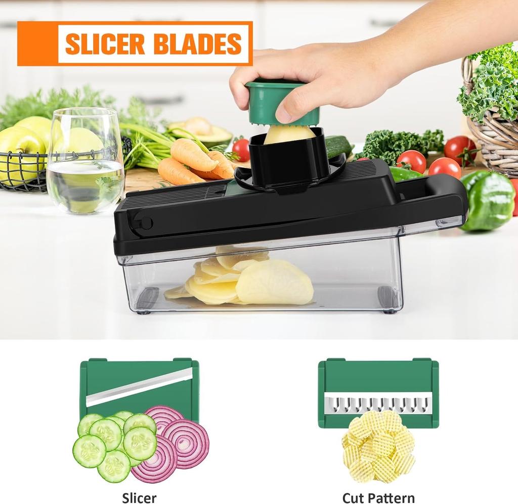 15-In-1 Multifunctional Vegetable Shredder Potato And Onion Slicer With Egg Shredder Fruit Dicer Portable Grater Kitchen Gadget