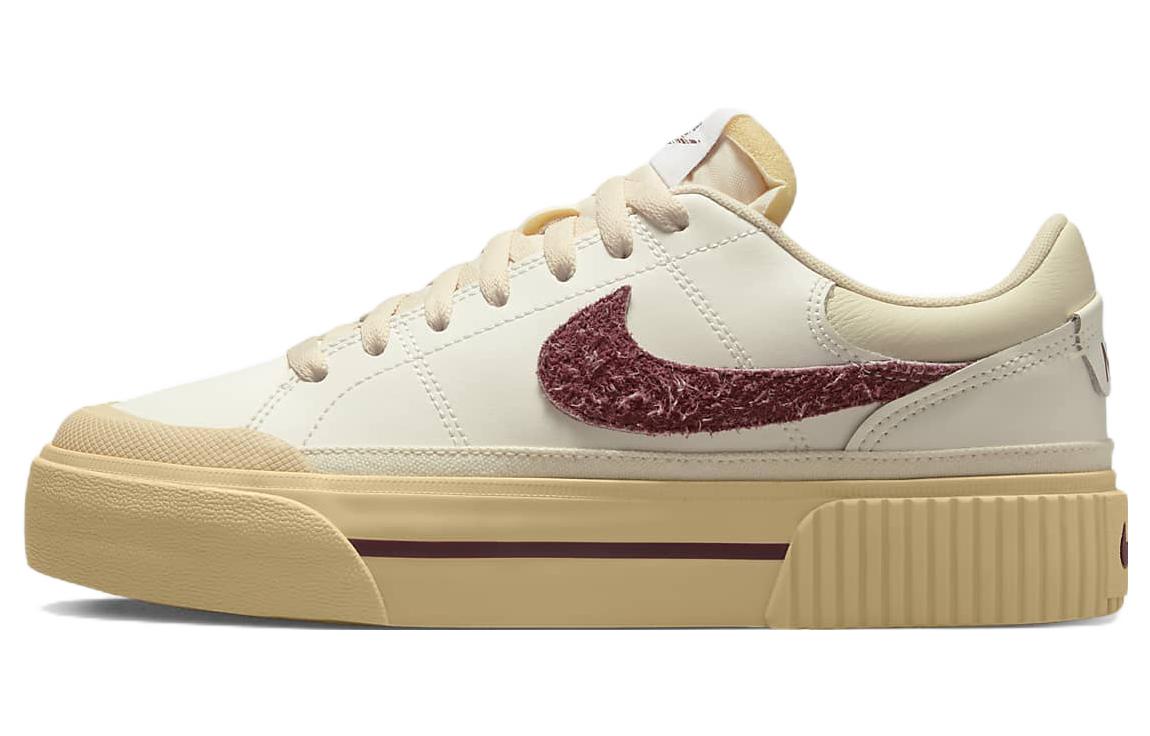 Nike Court Legacy Lift  Sail Dark Beetroot  Women s DZ4766-133 38.5