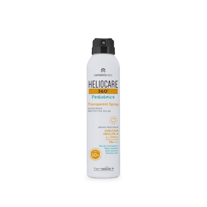 

Heliocare 360 ​​Педиатрия Прозрачный спрей Spf 50 200 мл
