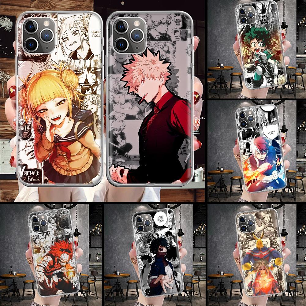 My Hero MHA Deku Soft Phone Case For IPhone 18 11 17 Air 16E 16 Pro Max 15 + 14 Plus 13 Mini 12 Apple 7 SE 8 Fundas Coque 11 17 Air