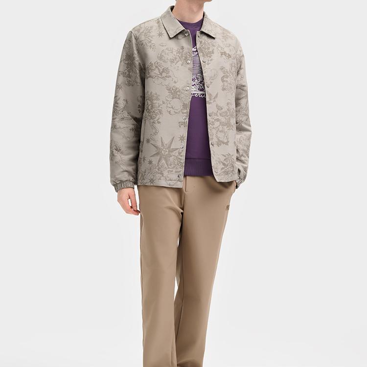 New FILA Jacket Men's All Over Print F11M518708FZA