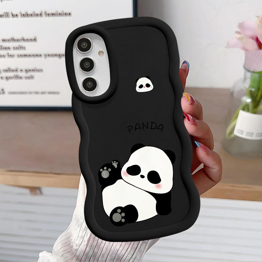 Soft Phone Cover Case for Samsung Galaxy A13 A52 A16 A14 A11 A15 A21s A12 A05 A33 A53 A06 A22 A23 A03 A04 Cartoon Panda