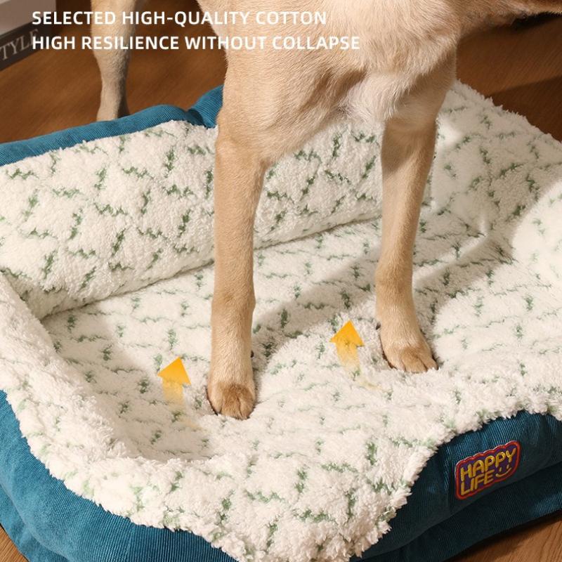 Cat litter universal kennel dog bed autumn and winter warm sleeping mat neck support mountain big dog kennel pet litter