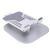 Desk Tablet Stand Adjustable Foldable 360 degrees  Rotating Metal Desk Tablet Holder for Cell Phone Silver