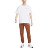 Nike Besticktes lockeres bequemes Kurzarm-T-Shirt Herren Tops Weiß FV3759100