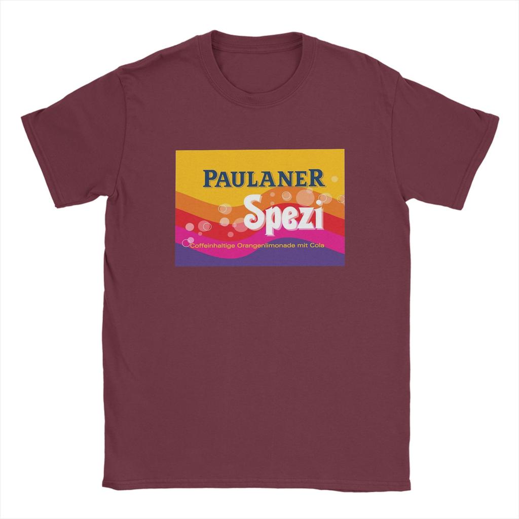 Paulaner Spezi Tričko Letní Čistá Bavlna Trička Pro Unisex Harajuku Volné Tričko Krátký Rukáv Streetwear Horní Díly