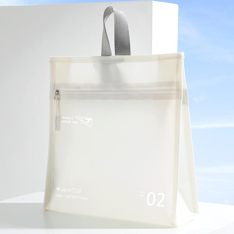 

Усовершенствованная желейная косметичка, водонепроницаемая косметичка, дорожная косметичка, однотонная косметичка для хранения, большая вместительная косметичка RH2312 One Size белый