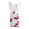 2025 European & American Slim Fit Fake Two-Piece Printed Summer Dress for Women