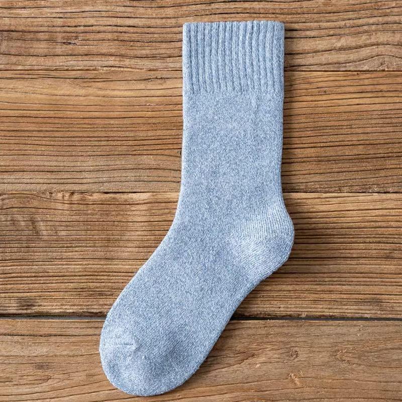 Womens Winter Mid-Calf Socks Thick Cotton Terry Loop Warm Casual Cold Season US 5.5-9