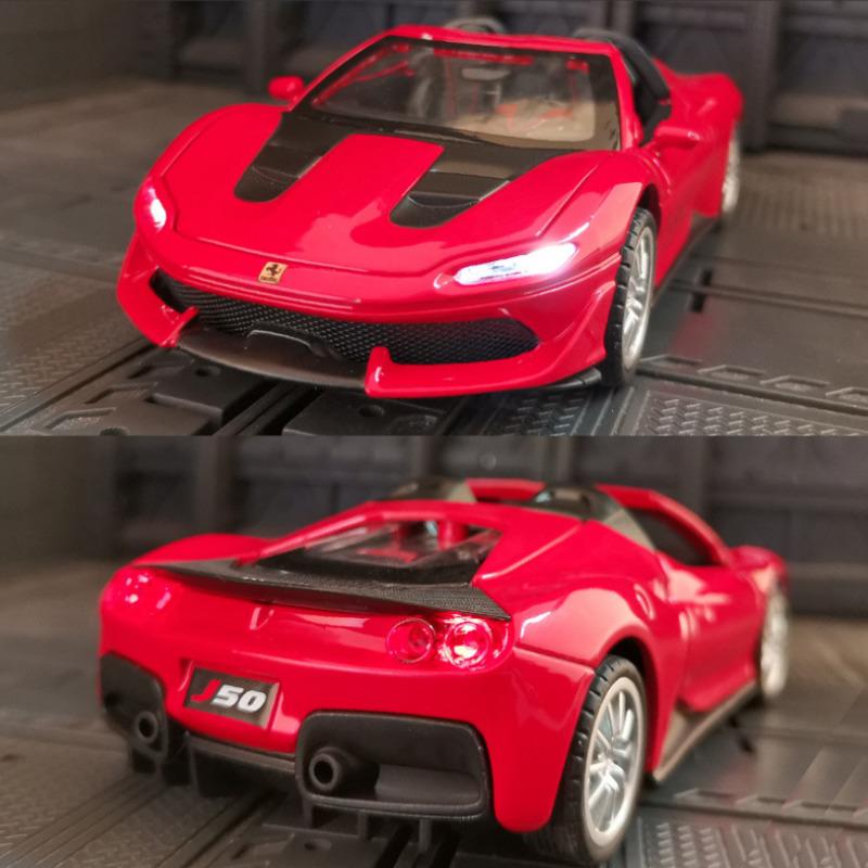 Модель автомобиля из сплава J50 в масштабе 1/32 со звуком и светом — фото 11