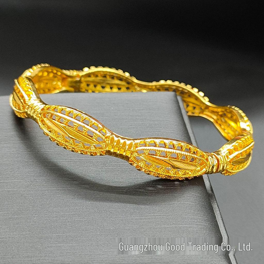 Bracelet de mariée Bollywood plaqué or 24 carats: Bijoux de mariée pour femmes