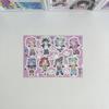 1/8 Sheets Cute Cartoon Cool Girl Character Stickers For Hand Account Diary Notebook Scrapbook Diy Decor