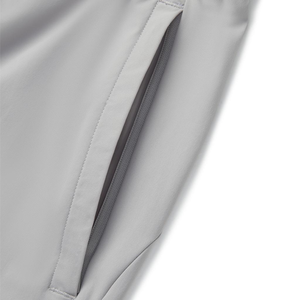 Li Ning Fitness Series Casual Simple Solid Color Tapered Knit Sports Pants Men Pants Geological-Gray AKYV031-4