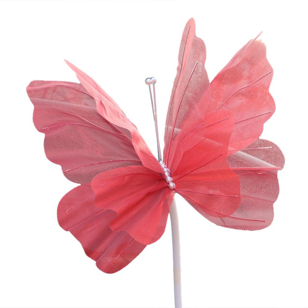 1pc Flower Head 50cm Dia Symphony Silk Artificial Flower Wedding Butterfly-shaped Yard Decoration Living Rooms