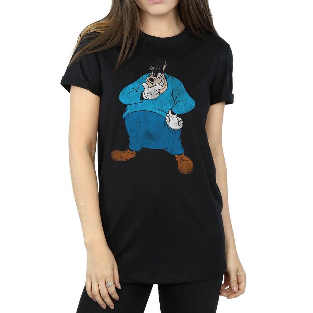 Disney Klassisches Pete Baumwoll-Boyfriend-T-Shirt für Damen