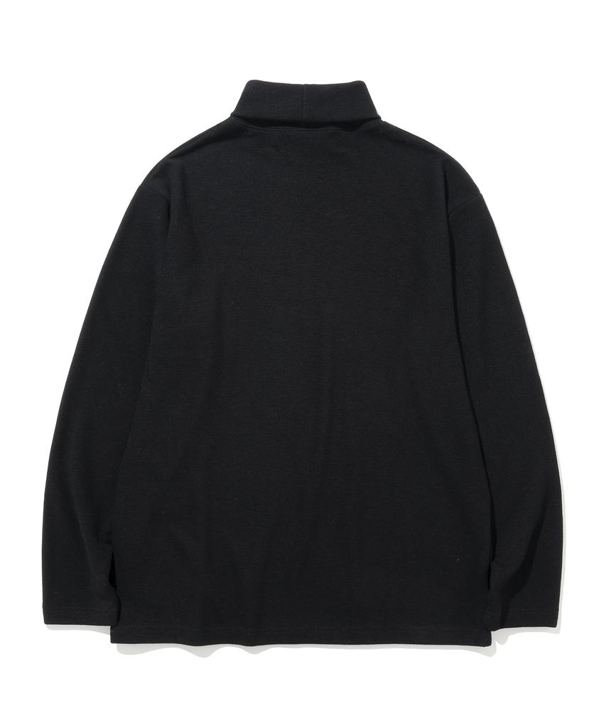 KNITTED Turtleneck Long Sleeve Knit Black