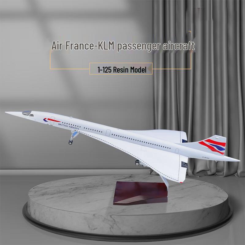 Robet 1:125 Supersonic Concorde Aircraft Model