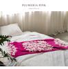 Mum Island Bath Towel No Hair Series 86103589 Towel 86103589A Pink Plumeria Pink 60cm wide x 120cm long [Cathy Style] Women's [A] Approx.