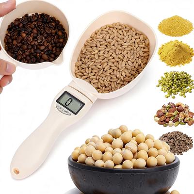 Husdjursmatvåg LCD Elektronisk Precisionsvåg Hund Katt Matning Matmått Sked Kopp Digital Display Köksvåg