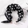 New Spring and Summer Thin Pearl Necklace Magnetic Buckle Lazy Silk Scarf Women's Pendant Scarf Collarbone Chain Silk Scarf