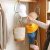 4/6pcs Baseball Cap Door Hanging Rack Hat Display Holder Door Closet Clothes Scarf Towel Round Storage Shelf Home Organizers
