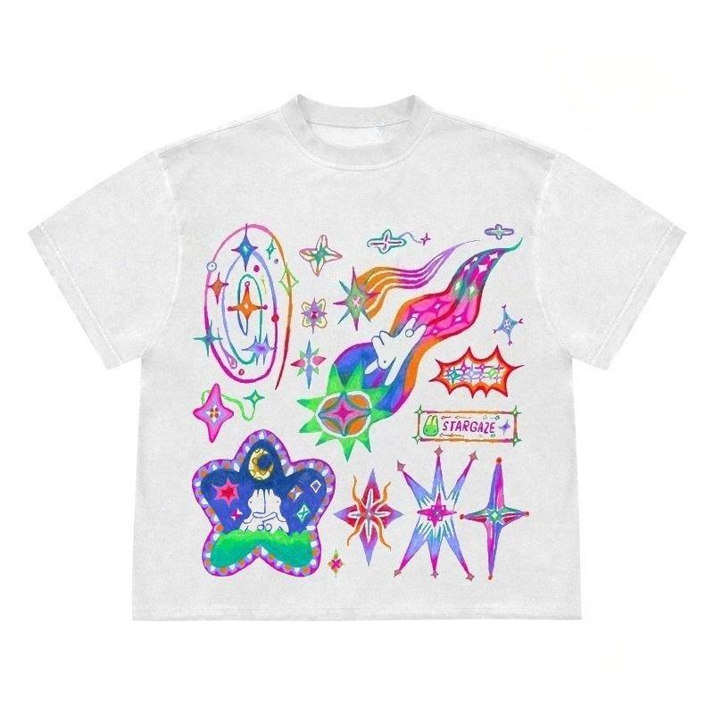 

2025 Autumn Pure Loose Round Neck Versatile Women S T-Shirt Youthful Popularity Vibrant Daily Short Sleeves Casual Style Y2k S