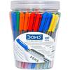 Doms Everyday GL Kugelschreiber Glasbehälter Packung | Stiftspitze 0,6 MM | Leichtgewicht Mit Auslaufsicherem | Bequemer Griff Für Smudge Fr
