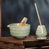 Matcha Set Japanese Tea Set Ceramic Matcha Bowl with Spout Exquisite Bamboo Chasen Matcha Spoon Matcha Accessories