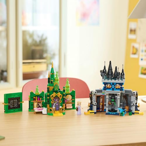 LEGO Wicked Emerald City and Kiamo Ko Castle Toy, Birthday Gift, Building Blocks, for Girls and Boys, Ages 9, 10, and 11, Pretend Play, Doll, 75689