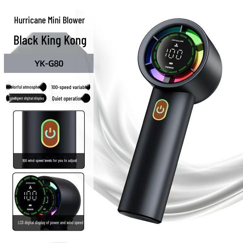 2025 USB Rechargeable High-Speed Portable Mini Fan 167*60*62mm