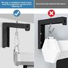 6Inch Projector Screen Wall Hangers  Wall Mount Bracket Adjustable Distance, Safe & 80Lb Load Perfectly for Home Cinema