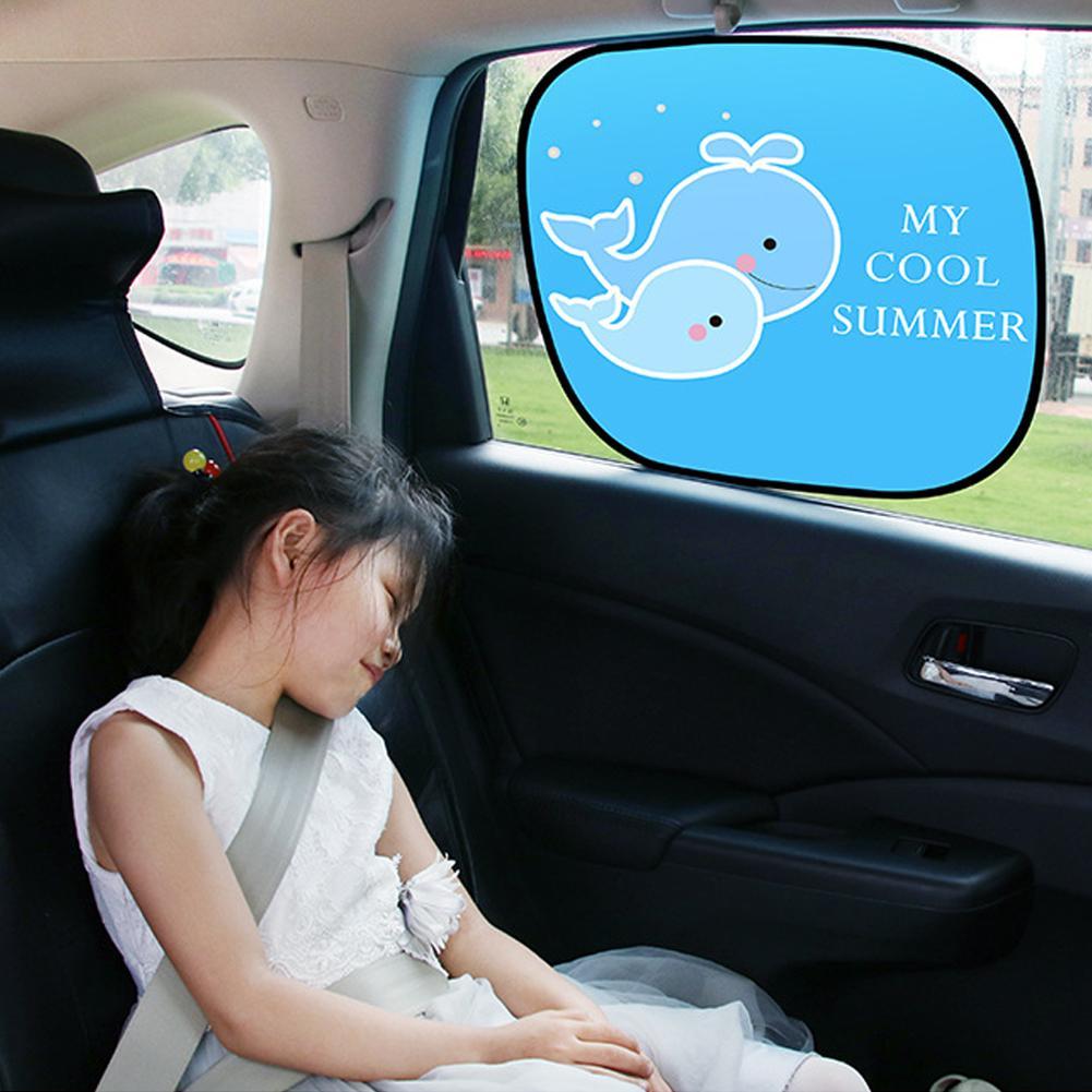 

Car Sun Shade UV Protection Electrostatic Adsorption Car Window Sunshade For Kids Universal Auto Curtain Outdoor Sunscreen