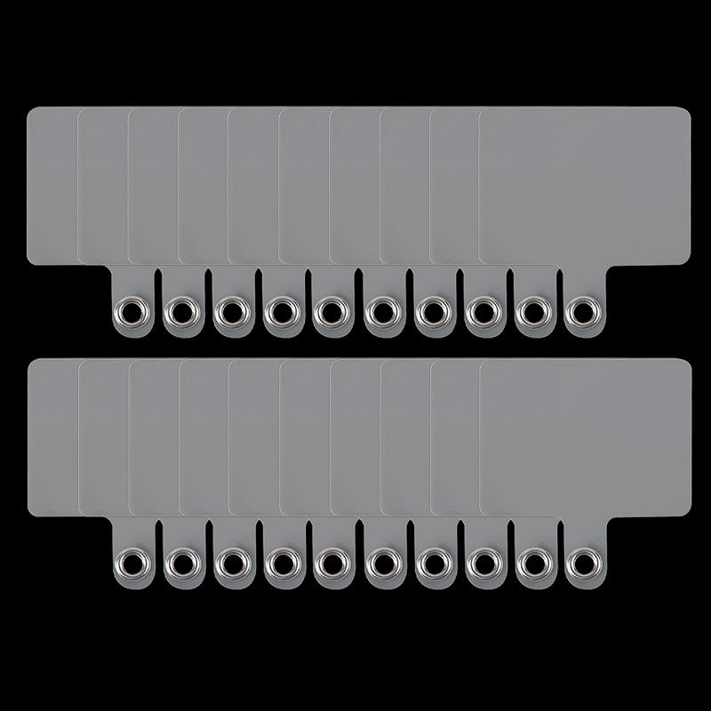 1-20pcs PVC Phone Tether Tabs Phone Lasso Replacement Transparent Phone Tether Patches Phone Case Anchor for Lanyard Hanging